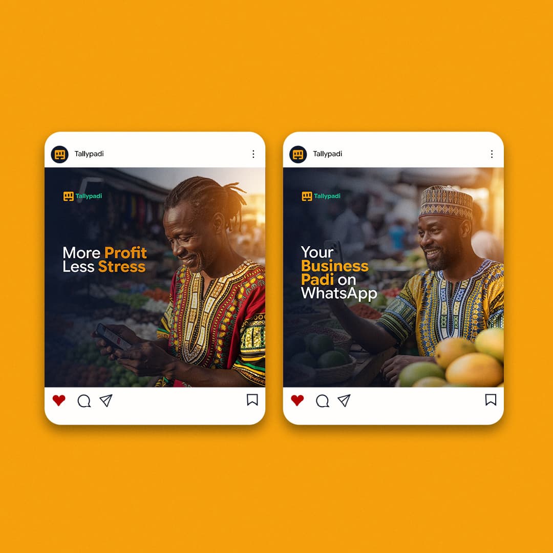 Shop owner using TallyPadi WhatsApp POS and inventory management